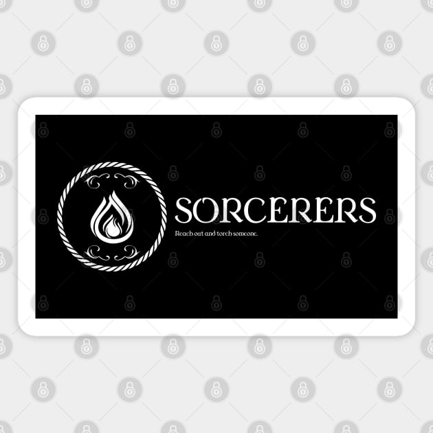 Sorcerer Character Class TRPG Tabletop RPG Gaming Addict Magnet by dungeonarmory